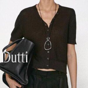 Massimo Dutti nwt Linen Cardigan M